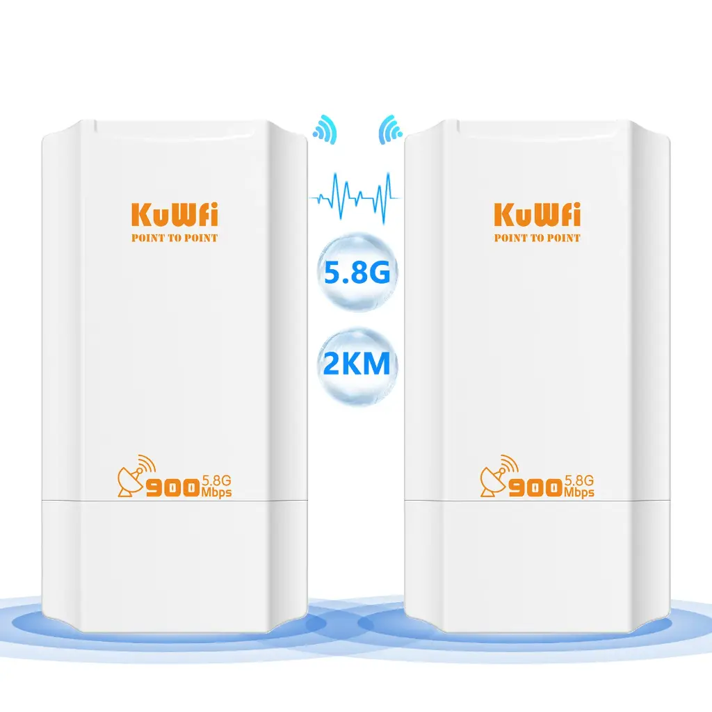 KuWFi CPE131-uf — Pont Sans-fil | 5Ghz | 900Mbps (2.4Ghz)