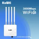KuWFi APH3000 – Point d’accès industriel WiFi 6 Dual Band Gigabit