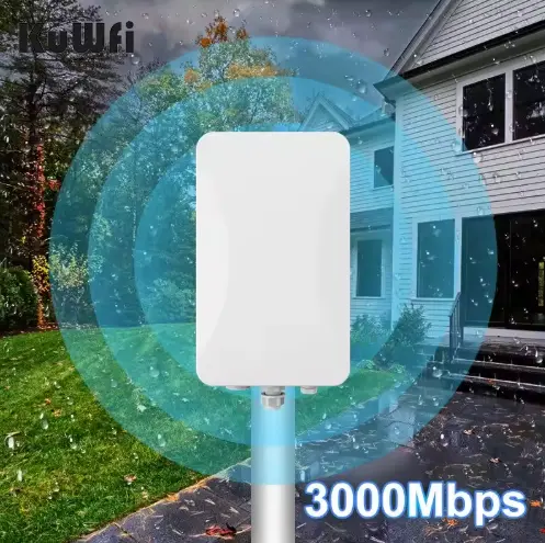 KuWFi AP Omnidirectionnelle 3000Mbps – WiFi 6 Gigabit